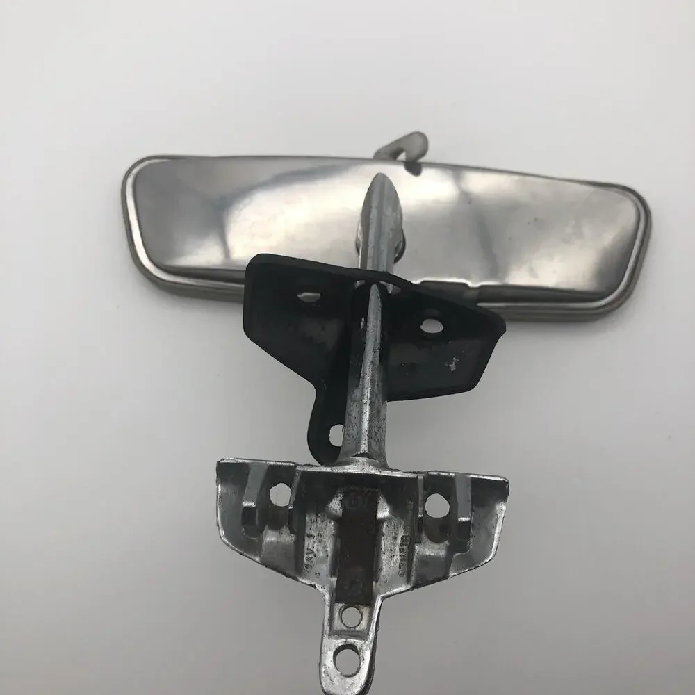 Vintage 60's GM Models 8”Chrome Stainless Rear View Day Night Mirror w/bracket
